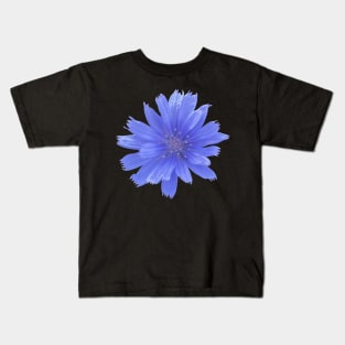 Blue Chicory Flower Kids T-Shirt